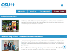Tablet Screenshot of csu-parkstetten.de